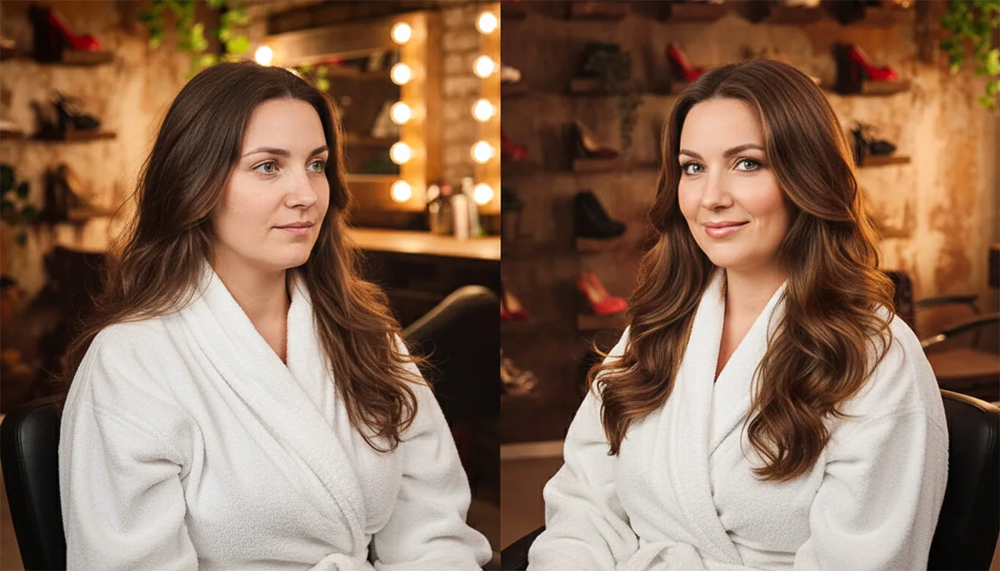 Styling Make-up voor Boudoir fotoshoot Visagiste Makeup-Artist Amsterdam Den Haag Luxemburg Brugge