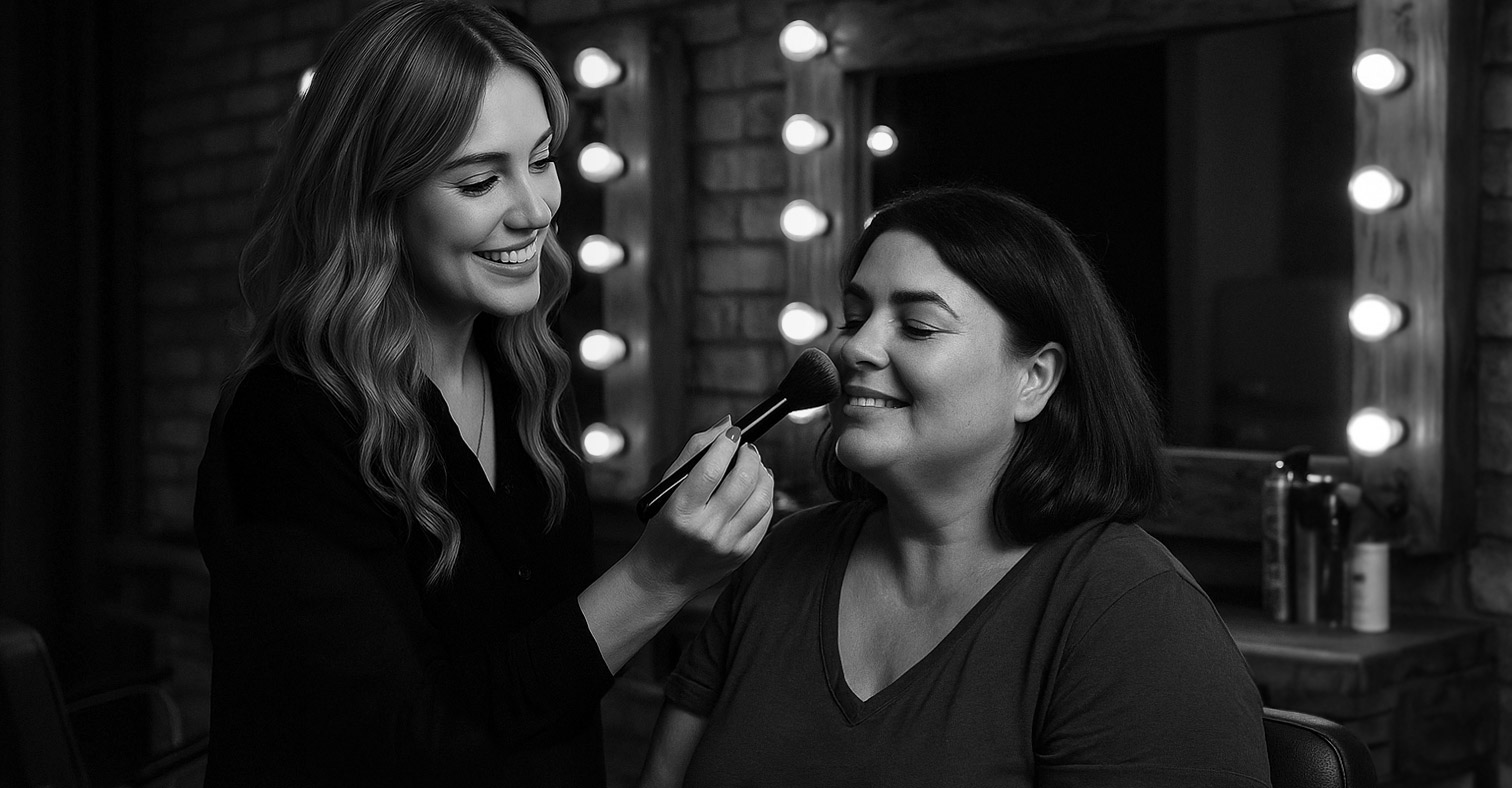 Make-up en hairstyling voor boudoir ervaring fotoshoot door visagiste in Amsterdam, Rotterdam, Utrecht en Den Haag